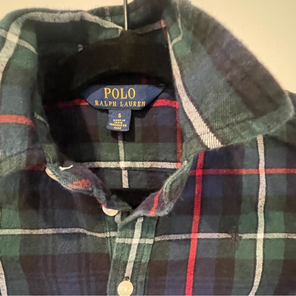 Polo Ralph Lauren Tartan flannel holiday dress size 6 GUC - Picture 2 of 2